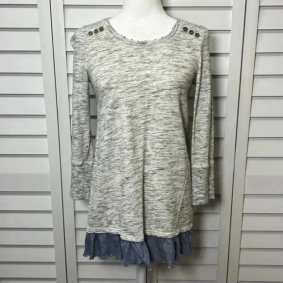 Anthropologie Saturday Sunday Elora Pullover 3/4 Sleeve Sweater Size Small - Picture 3 of 11